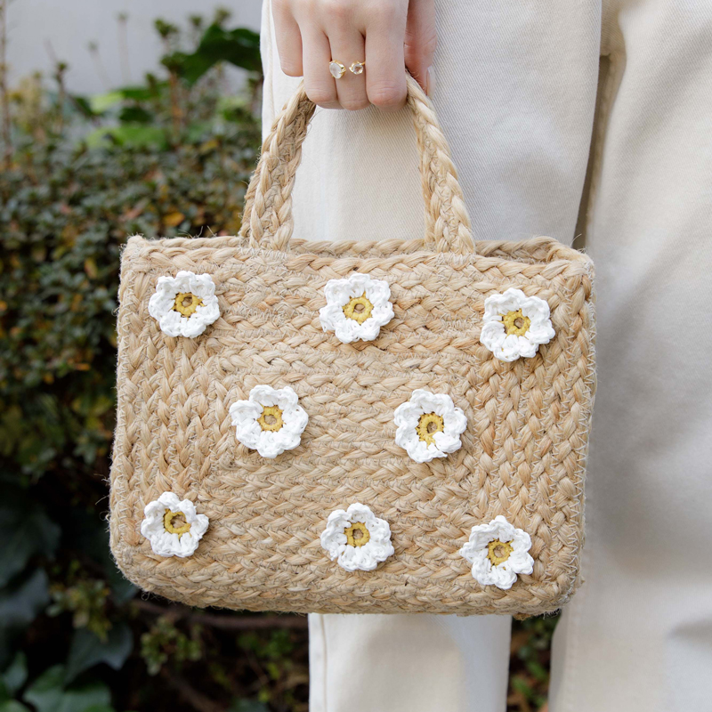 flower basket bag 〜ﾌﾗﾜｰﾊﾞｽｹｯﾄﾊﾞｯｸﾞ