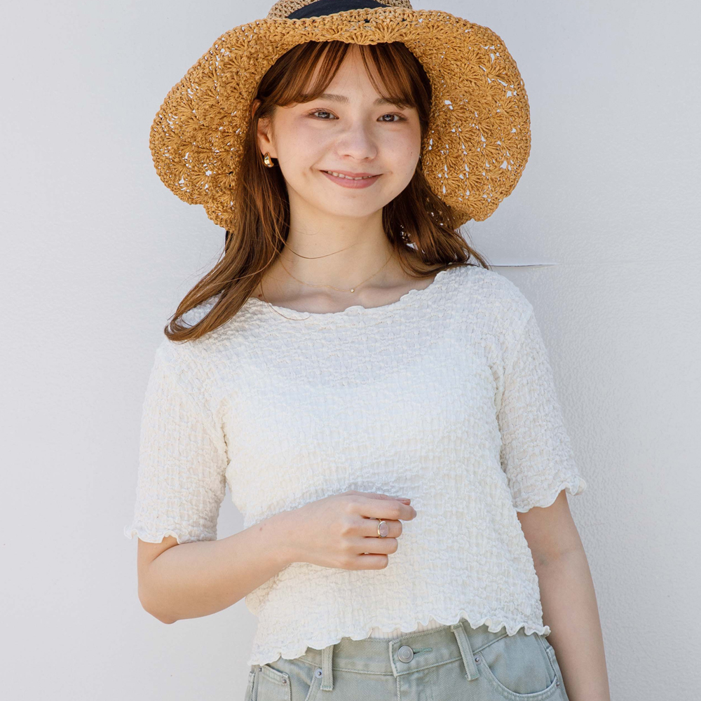 50%OFF】bubble half top ~バブルハーフトップ | flower/フラワー 50%OFF】bubble half top ~バブルハーフトップ | flower/フラワー