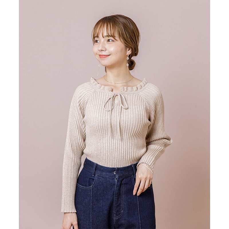 noble rib knit2～ﾉｰﾌﾞﾙﾘﾌﾞﾆｯﾄ2 | flower／フラワー公式通販