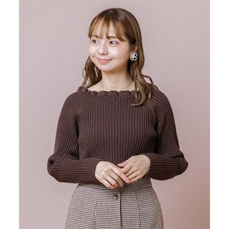noble rib knit2～ﾉｰﾌﾞﾙﾘﾌﾞﾆｯﾄ2 | flower／フラワー公式通販