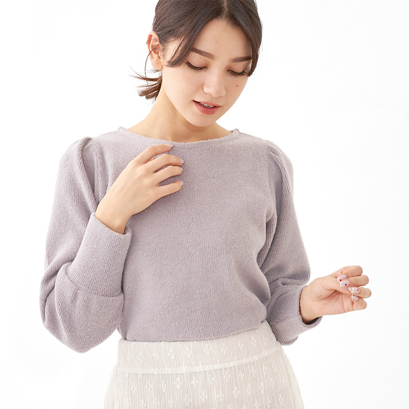 OUTLET】balloon knit top～ﾊﾞﾙｰﾝﾆｯﾄﾄｯﾌﾟ | flower／フラワー公式通販