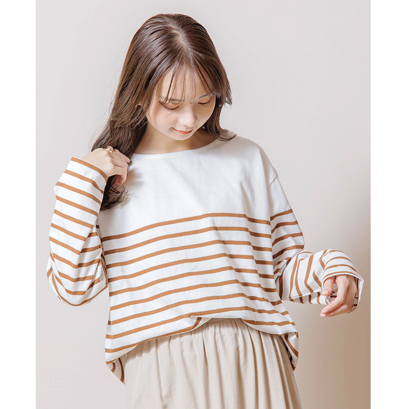 【OUTLET】relax border top〜ﾘﾗｯｸｽﾎﾞｰﾀﾞｰﾄｯﾌﾟ