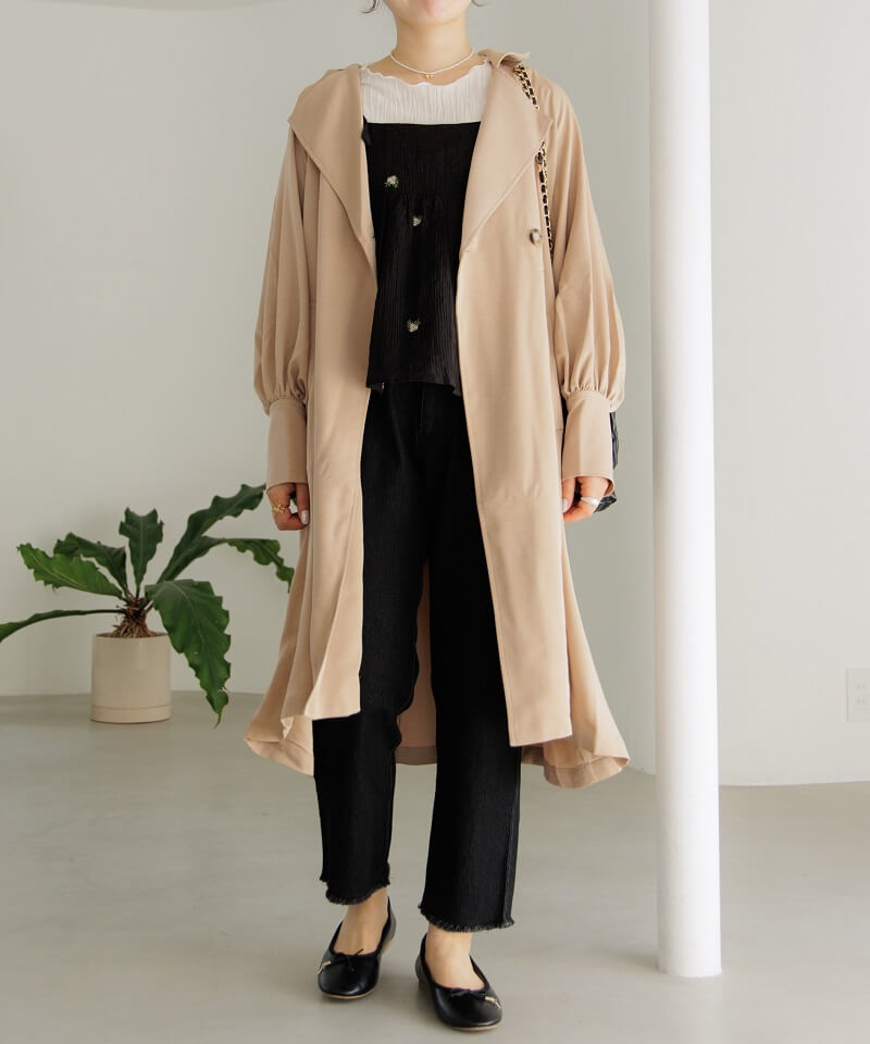 loosely trench coat`ٰذ-