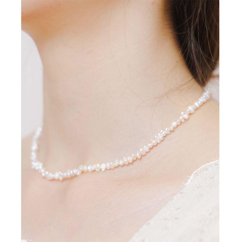 natural pearl necklace〜ﾅﾁｭﾗﾙﾊﾟｰﾙﾈｯｸﾚｽ