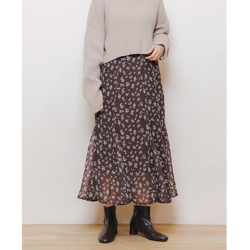 【OUTLET】nuance bloom skirt〜ﾆｭｱﾝｽﾌﾞﾙｰﾑｽｶｰﾄ