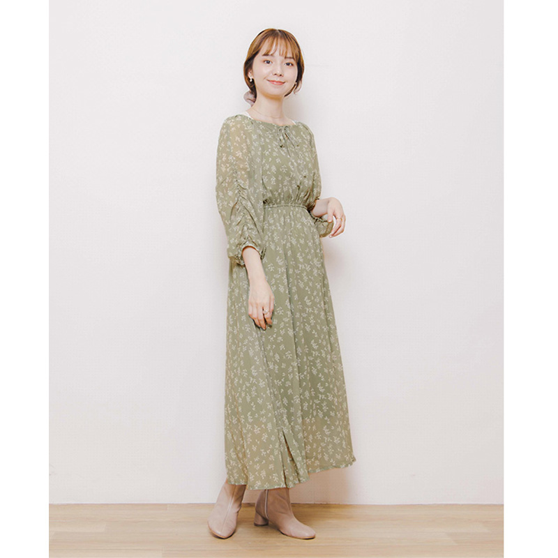 【OUTLET】nuance bloom onepiece〜ﾆｭｱﾝｽﾌﾞﾙｰﾑﾜﾝﾋﾟｰｽ