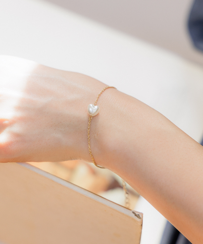 heart pearl bracelet`ʰ߰ڽگ