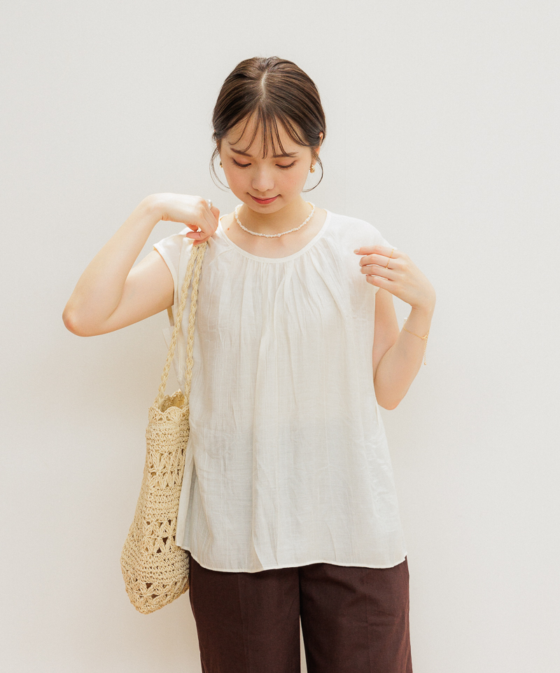 lady nosleeve blouse`ިɰذ׳