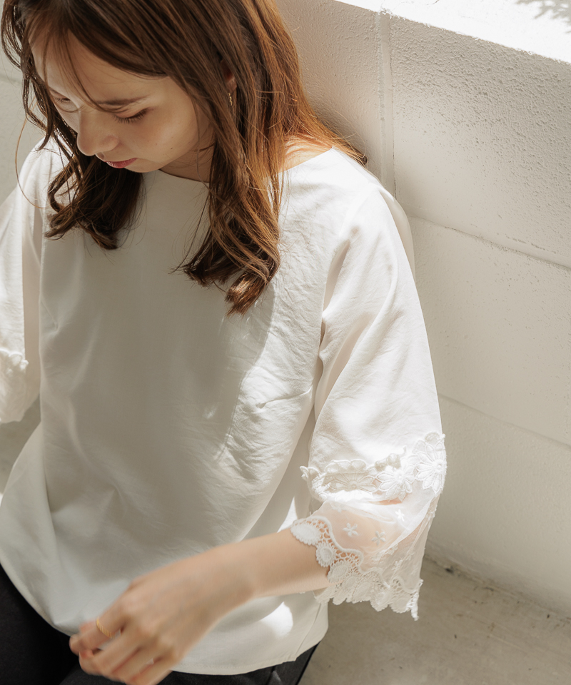 shabby lace top5～ｼｬﾋﾞｰﾚｰｽﾄｯﾌﾟ5 | flower／フラワー公式通販