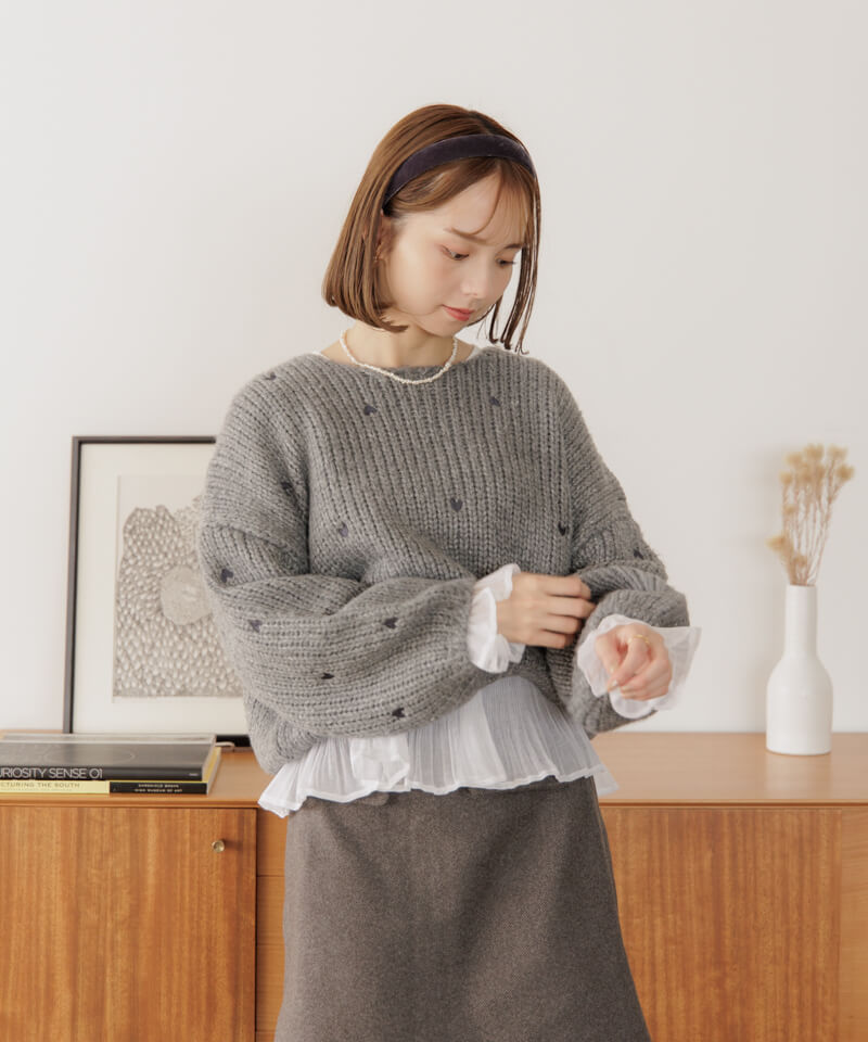 classic ribbon knit～ｸﾗｼｯｸﾘﾎﾞﾝﾆｯﾄ | flower／フラワー公式通販