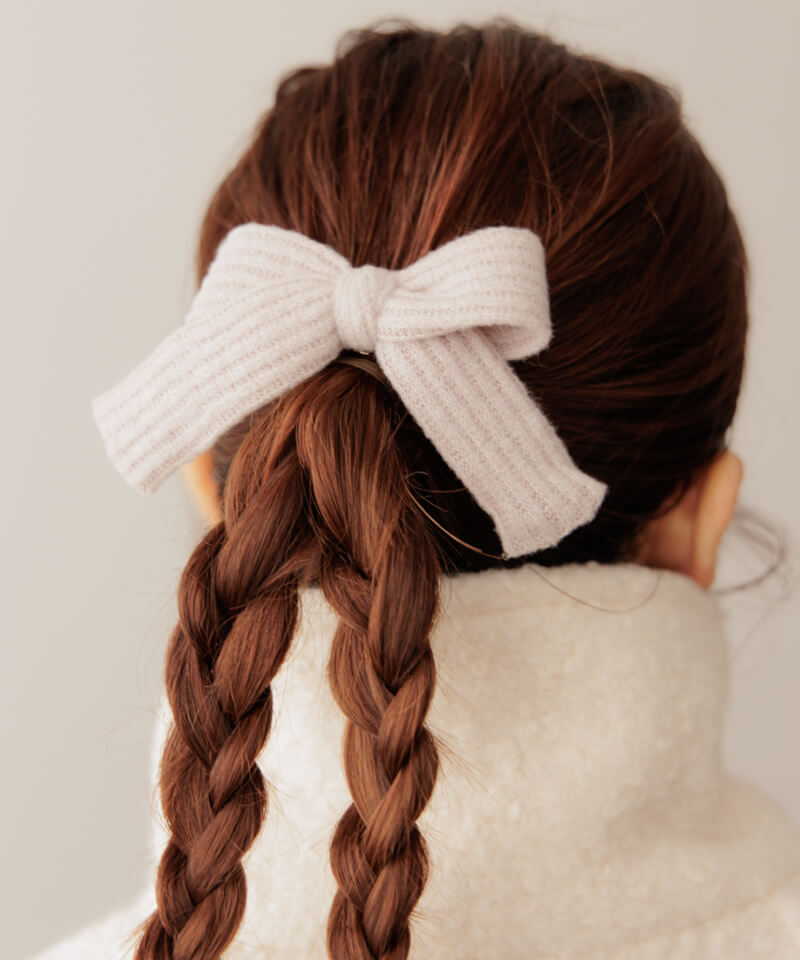 knit ribbon pin`Ư