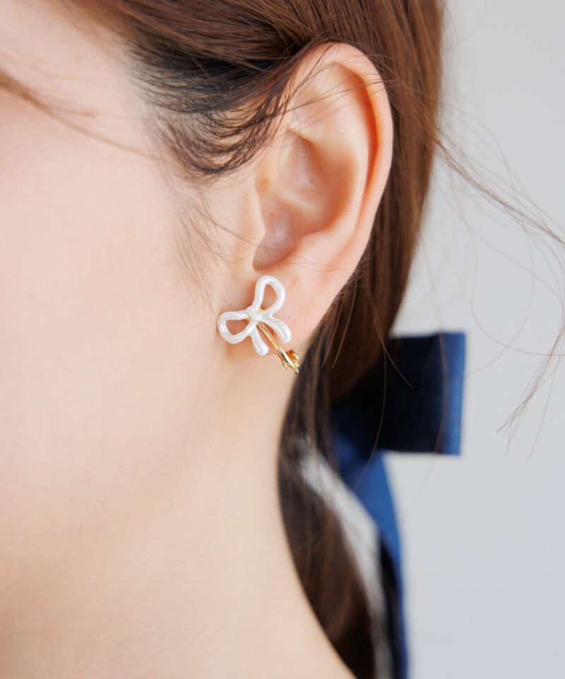 whip ribbon earring`βݲݸ