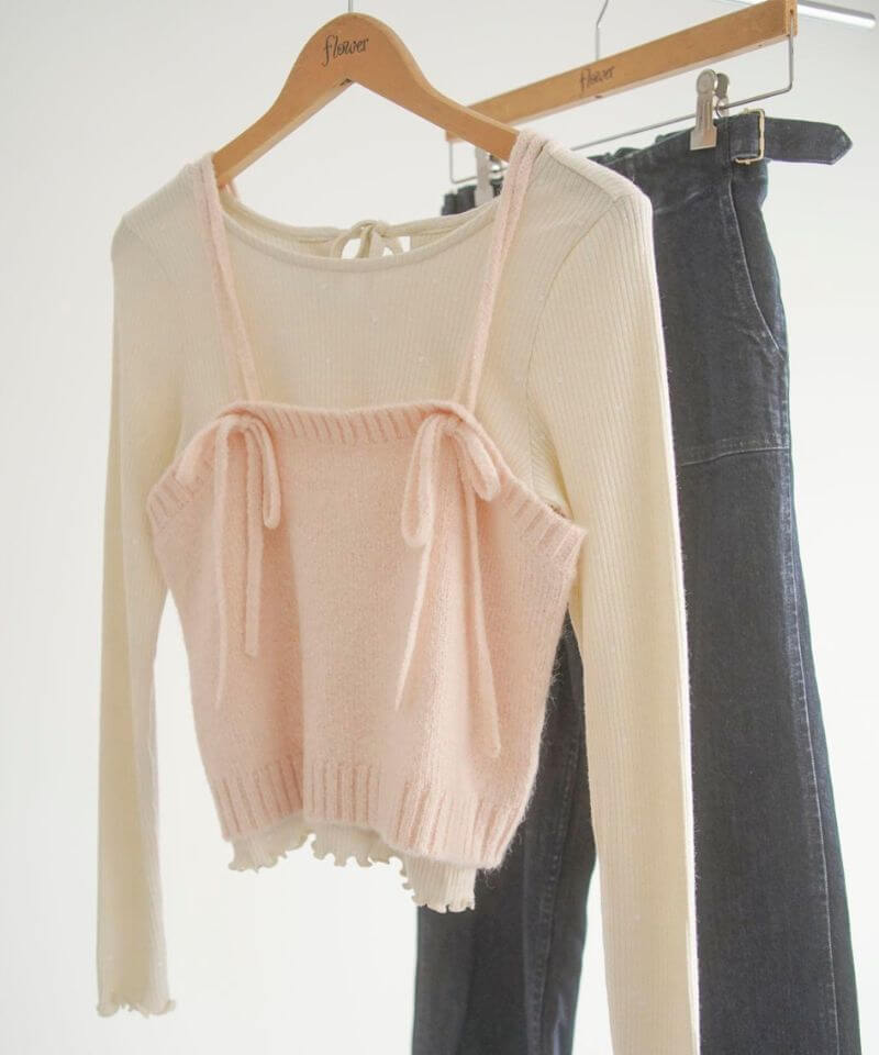 sweet knit bustier`Ư޽