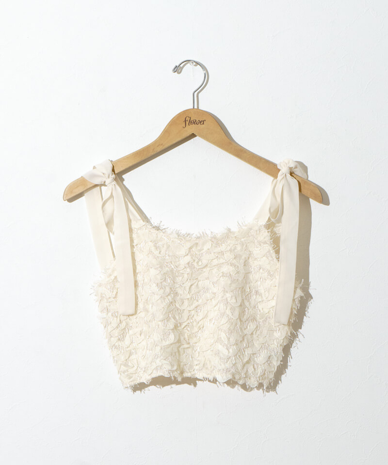 fluff ribbon bustier`ׯ޽