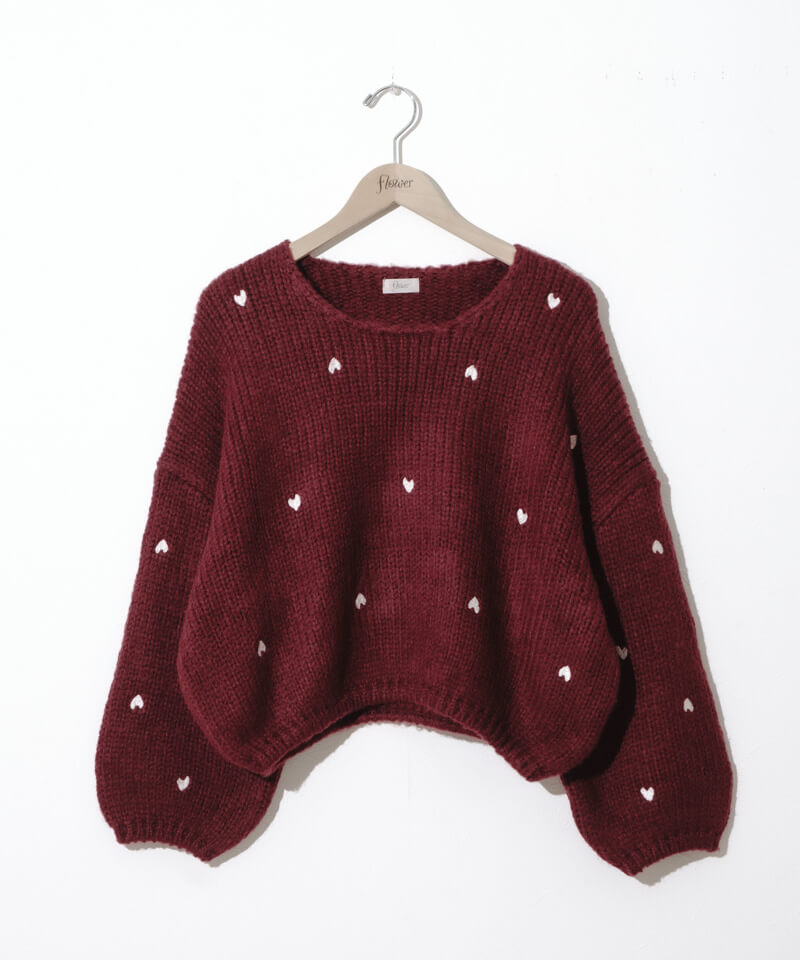 sweet embroidery knit`Ĵ۲ذƯ