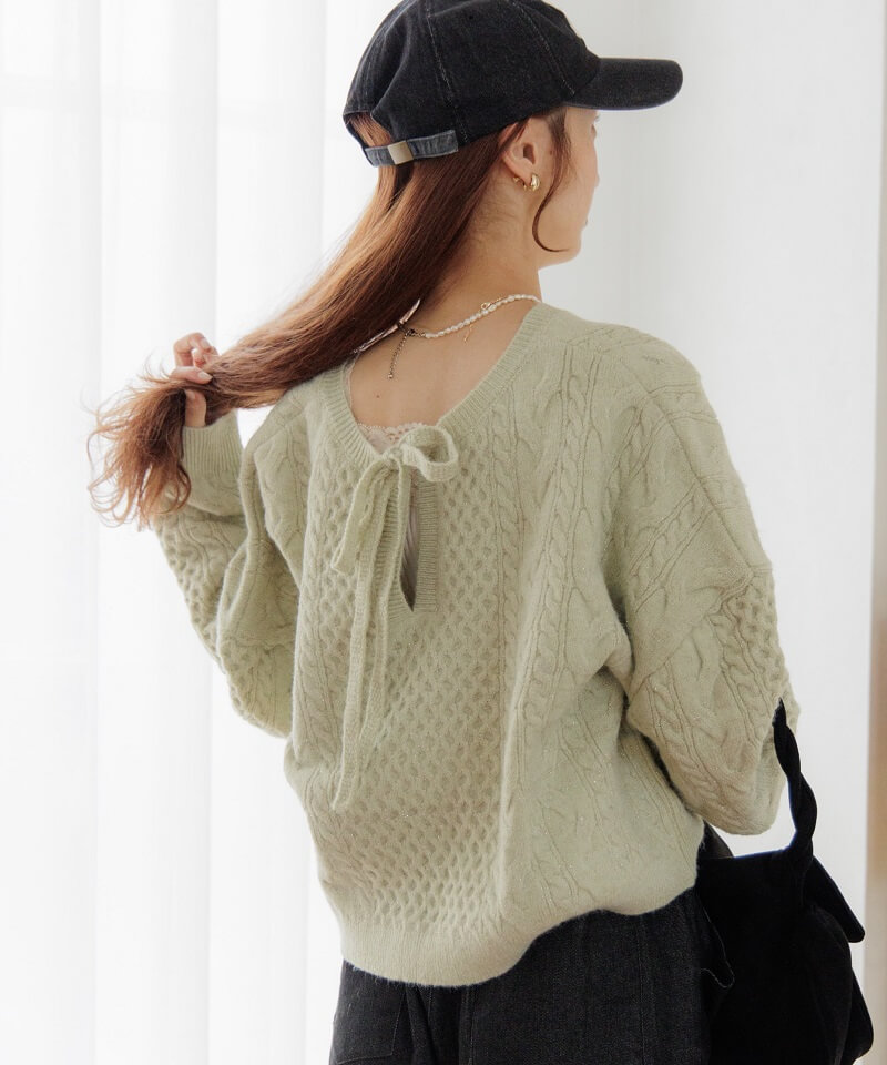 sparkle aran knit`߰ٱƯ