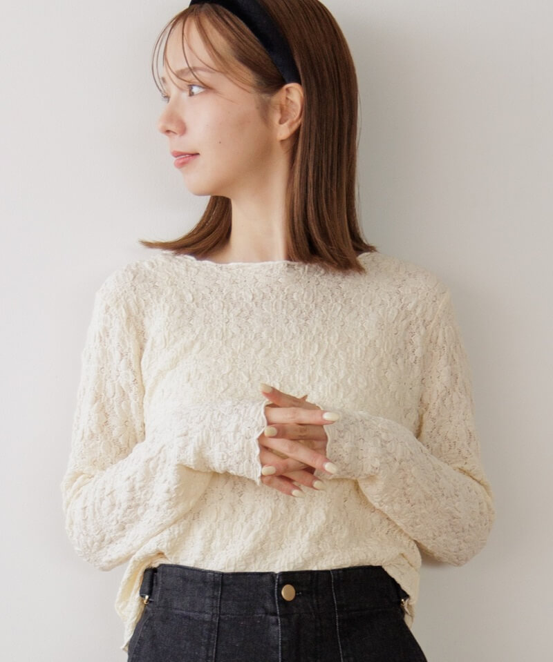 60%OFF】margaret lace top～ﾏｰｶﾞﾚｯﾄﾚｰｽﾄｯﾌﾟ | flower／フラワー公式通販