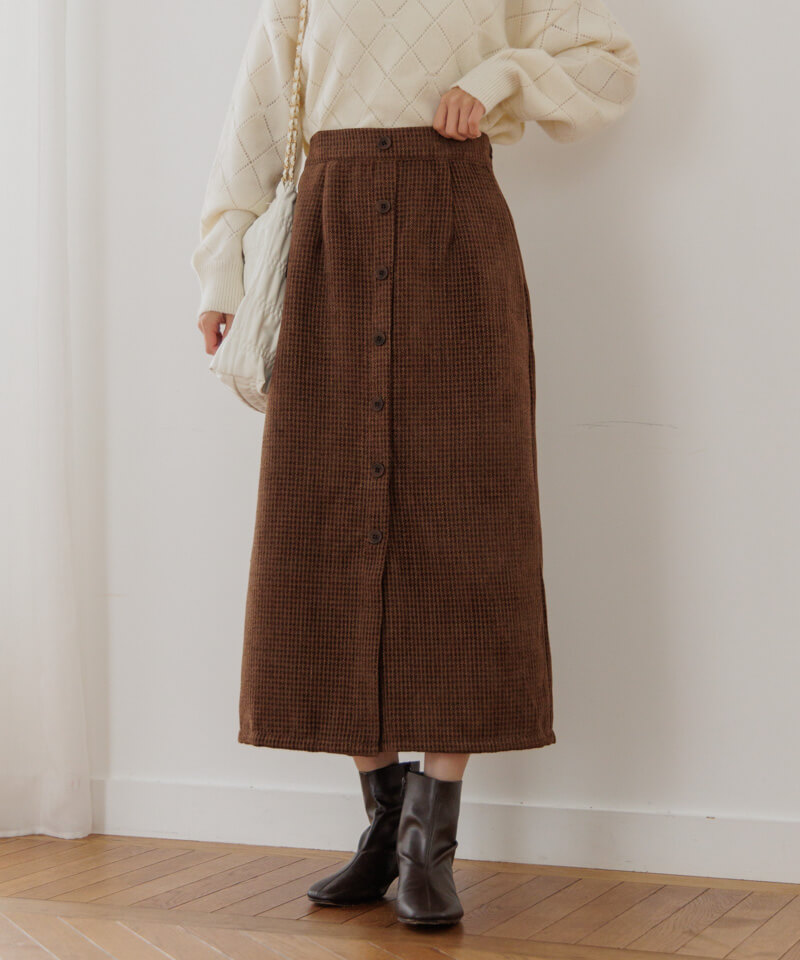 fluff check skirt2`ׯ2