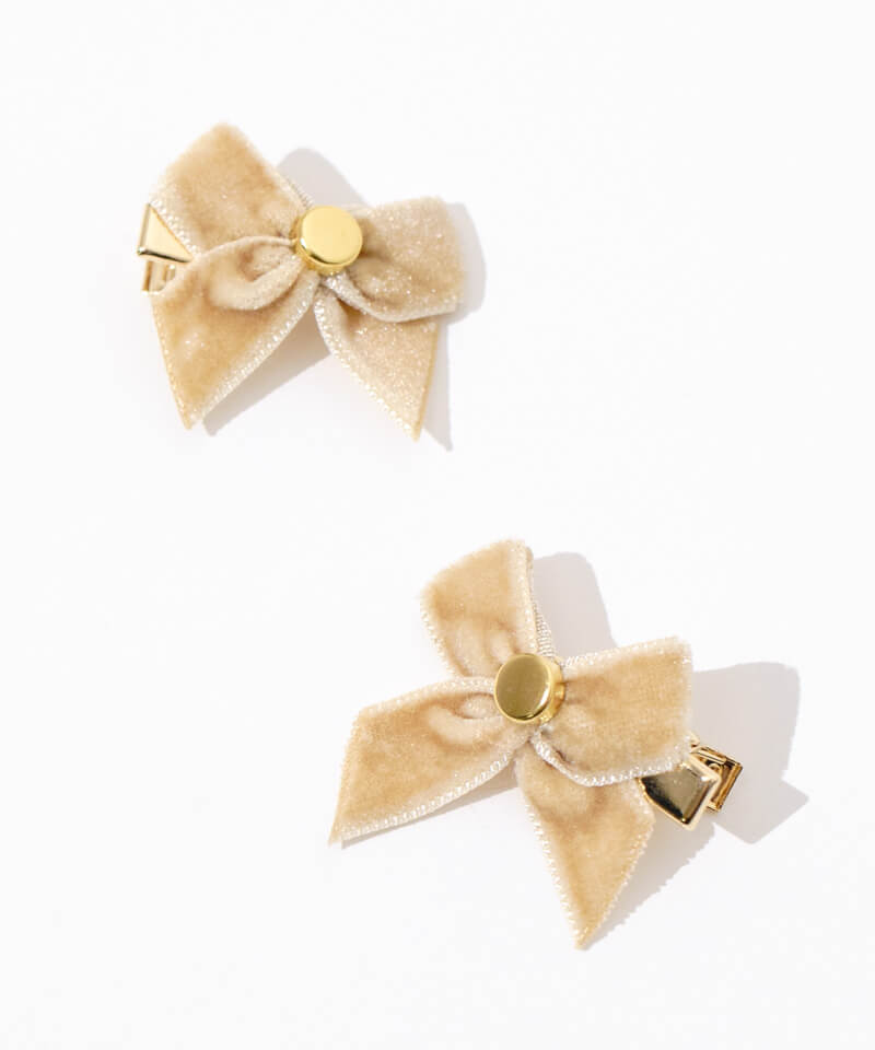 kitten ribbon clip`ĩݸد(2pc)