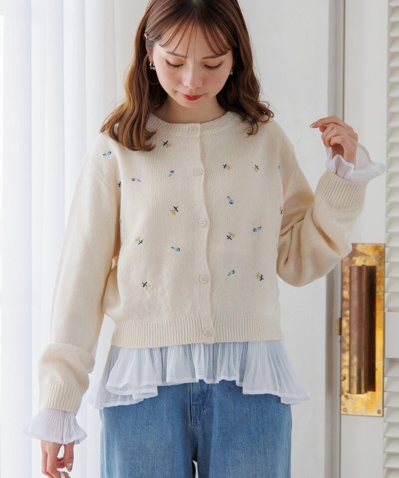 little flowers cardigan`ܰ޶ި