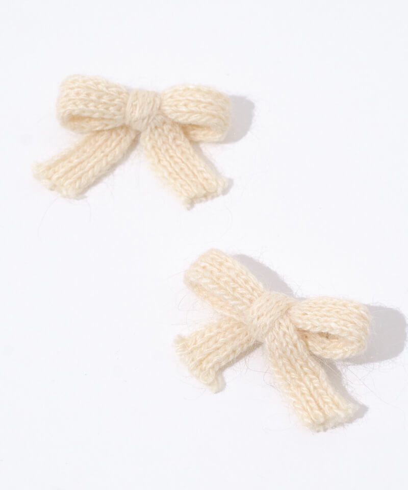 knit ribbon clip`Ưݸد(2pc)