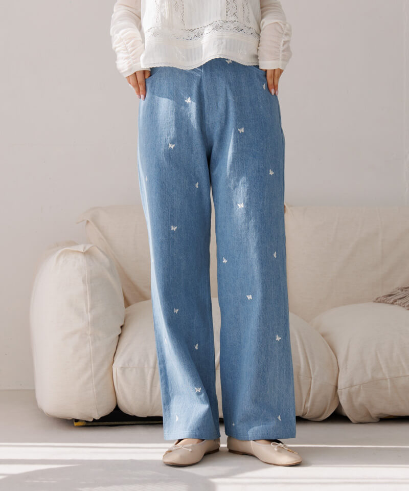 garden embroidery pants`ްݴ۲ذ