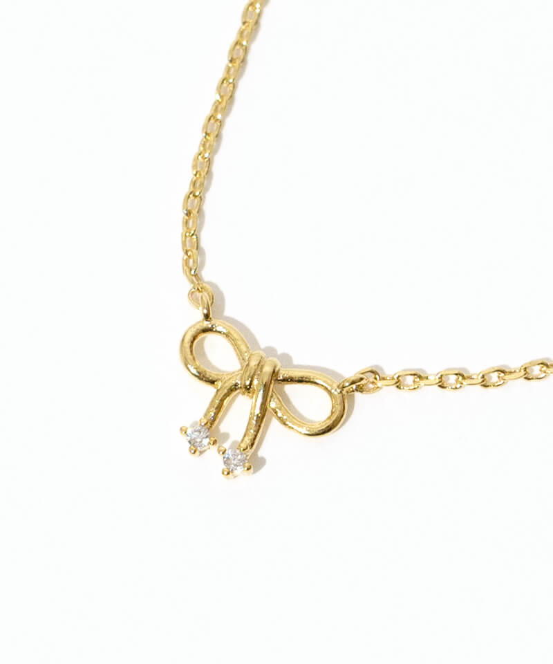 cherry ribbon necklace`ذȯڽ