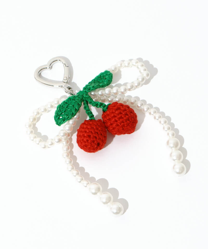 cherry bowknot charm`ذ޳ɯ