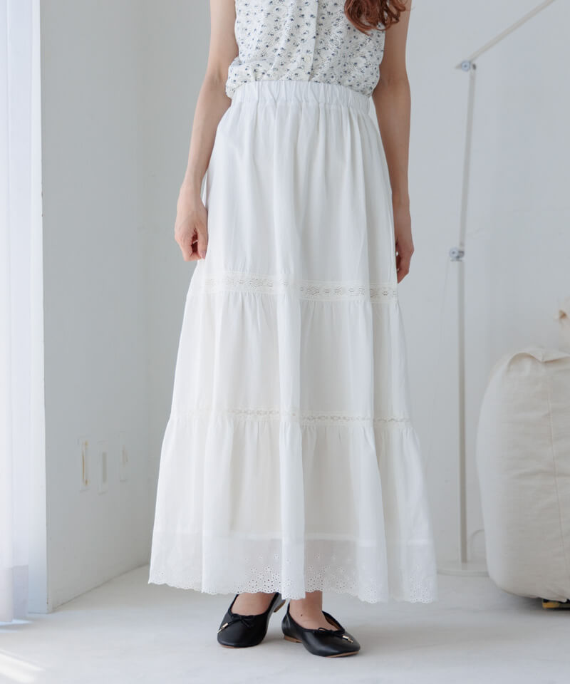 bloom cotton skirt`ٰѺݽ