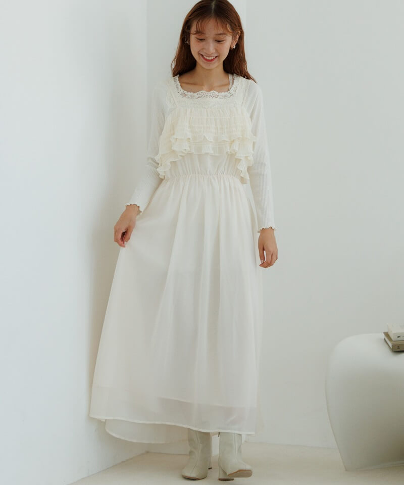 petal frill onepiece`߰