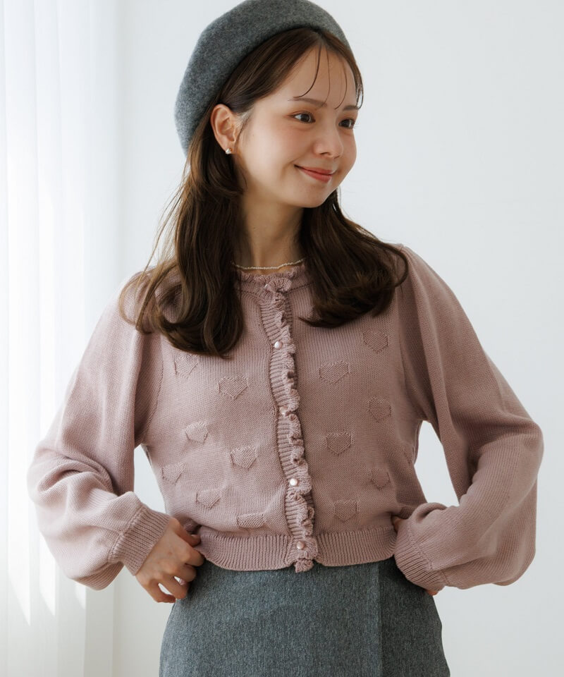 happy heart cardigan`ʯ߰ʰĶި