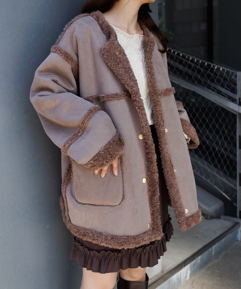 y\񏤕izdowny mouton coat`޳ưѰݺ