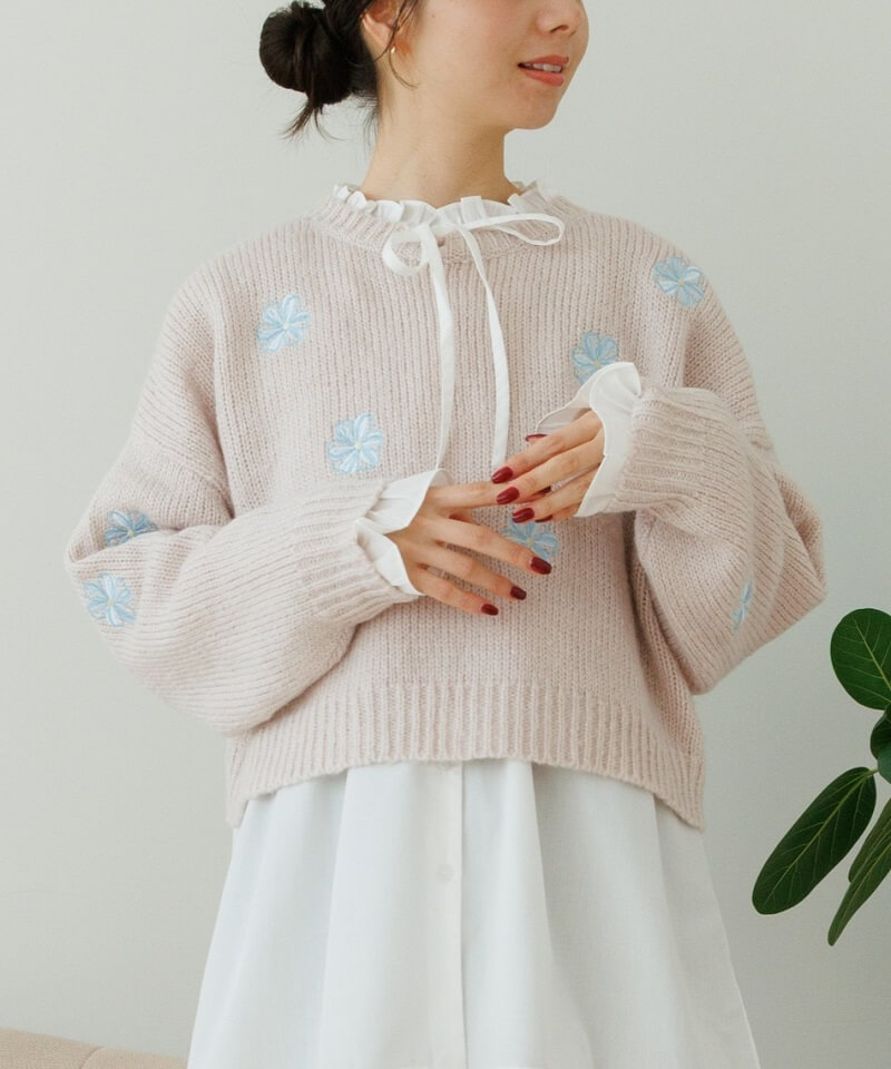 blooming fluffy knit`ٰݸׯ̨Ư