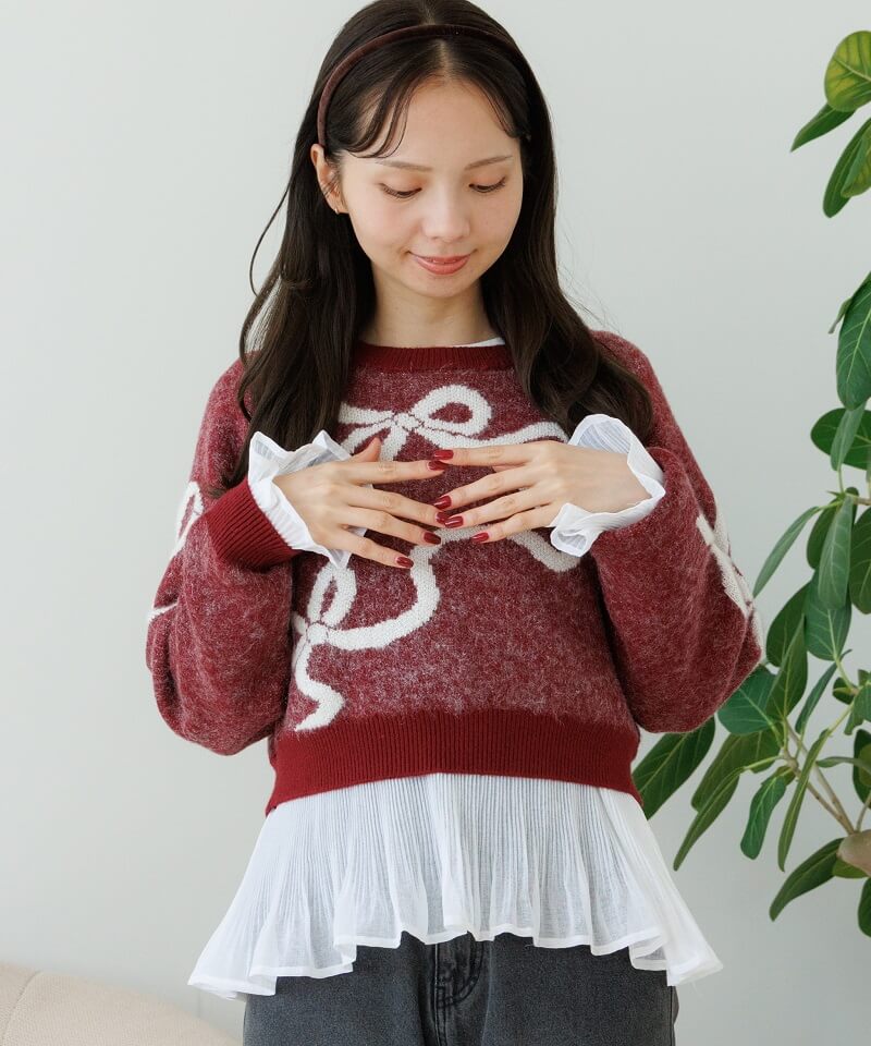 looping ribbon knit`ٰݸƯ