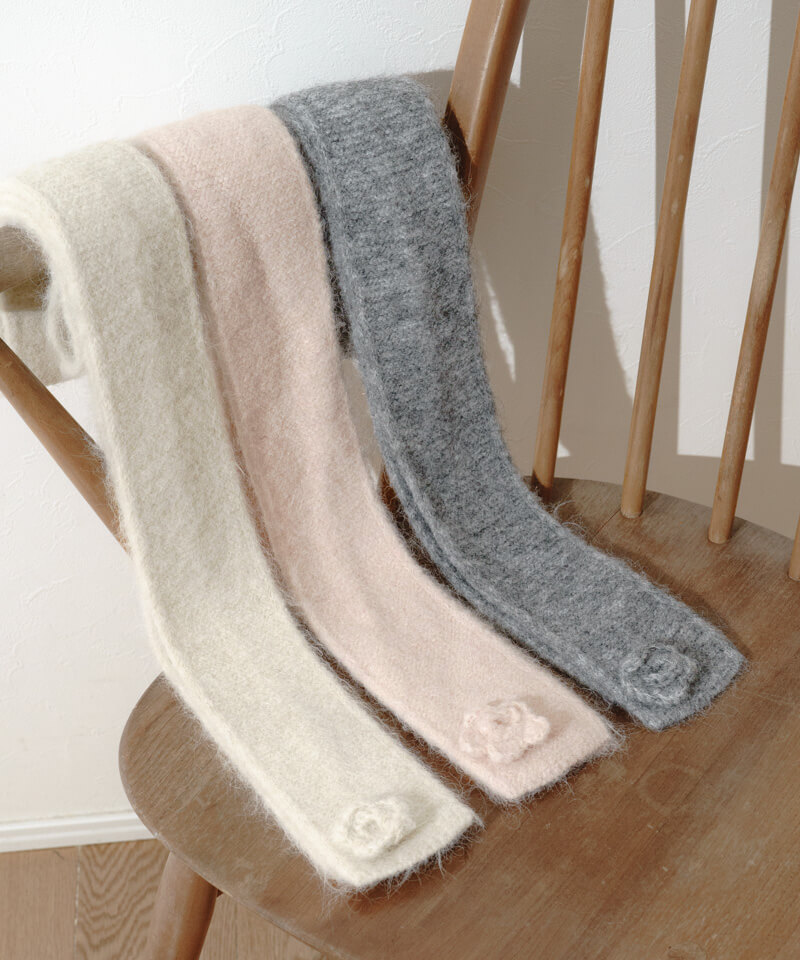 fluffy rose muffler`ׯ̨۰װ