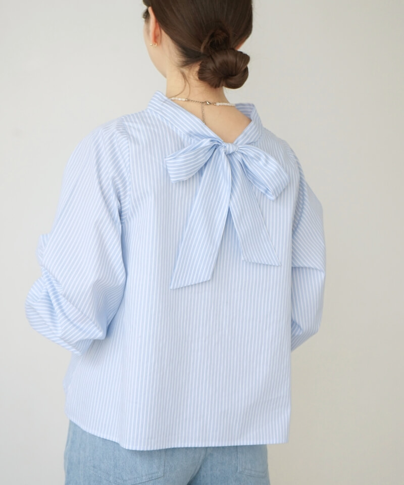 any ribbon blouse�`�ư������׳�