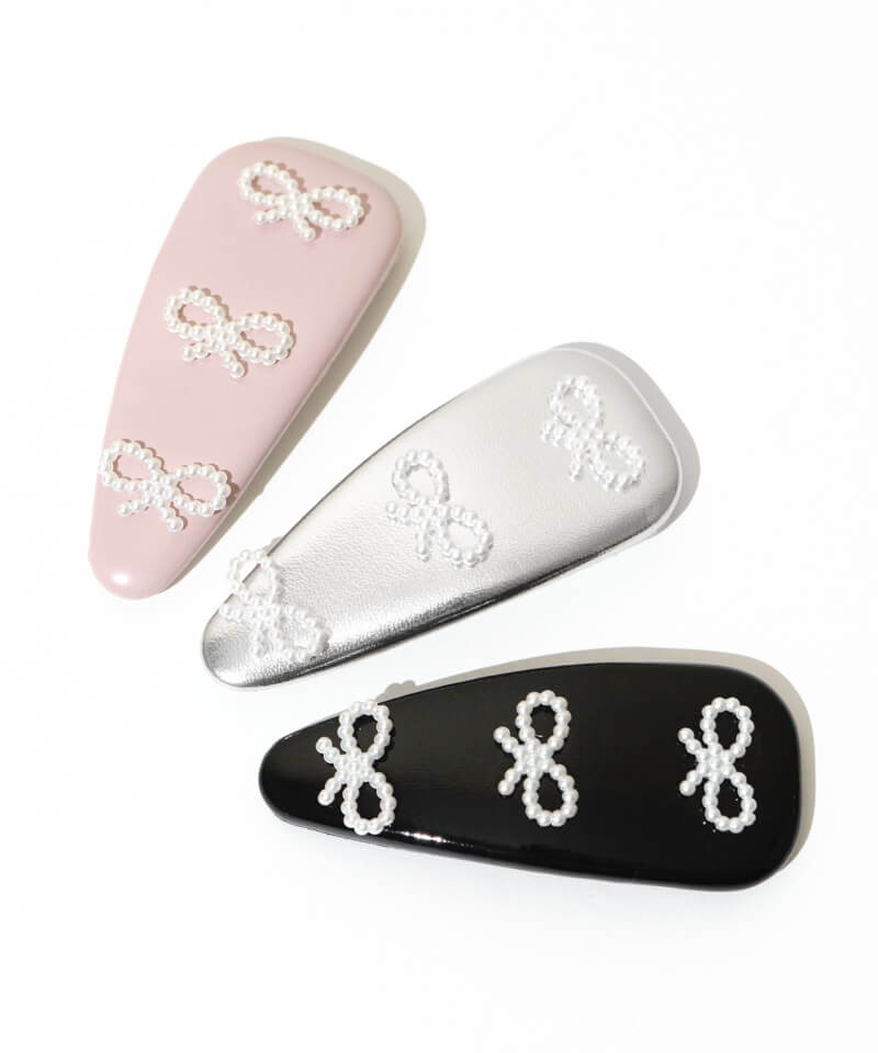 pearl ribbon trio clip�`�߰������ص�د��