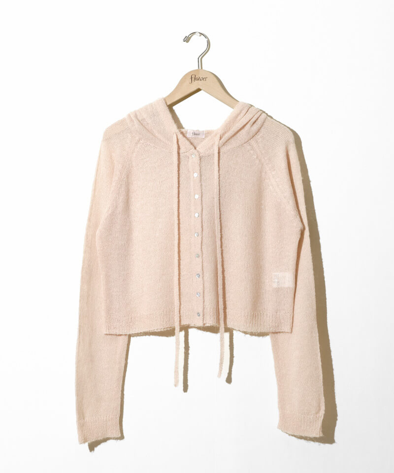 fluff knit hoodie�`�ׯ�Ư�̰�ި�