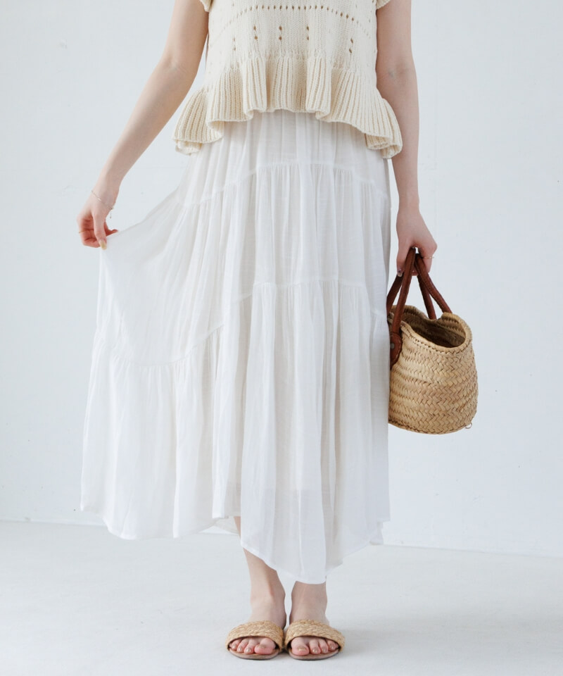 breezy tiered skirt�`��ذ�ްè���޽���