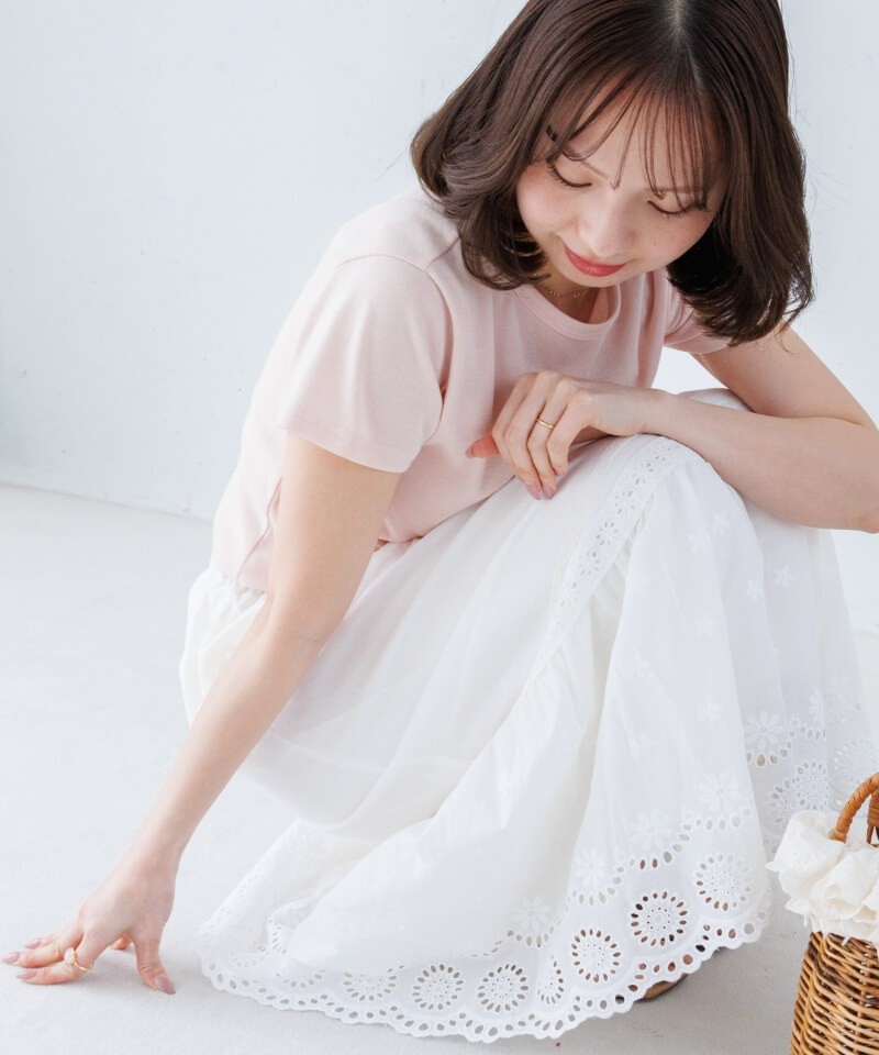 floral cotton skirt�`�۰�ٺ��ݽ���