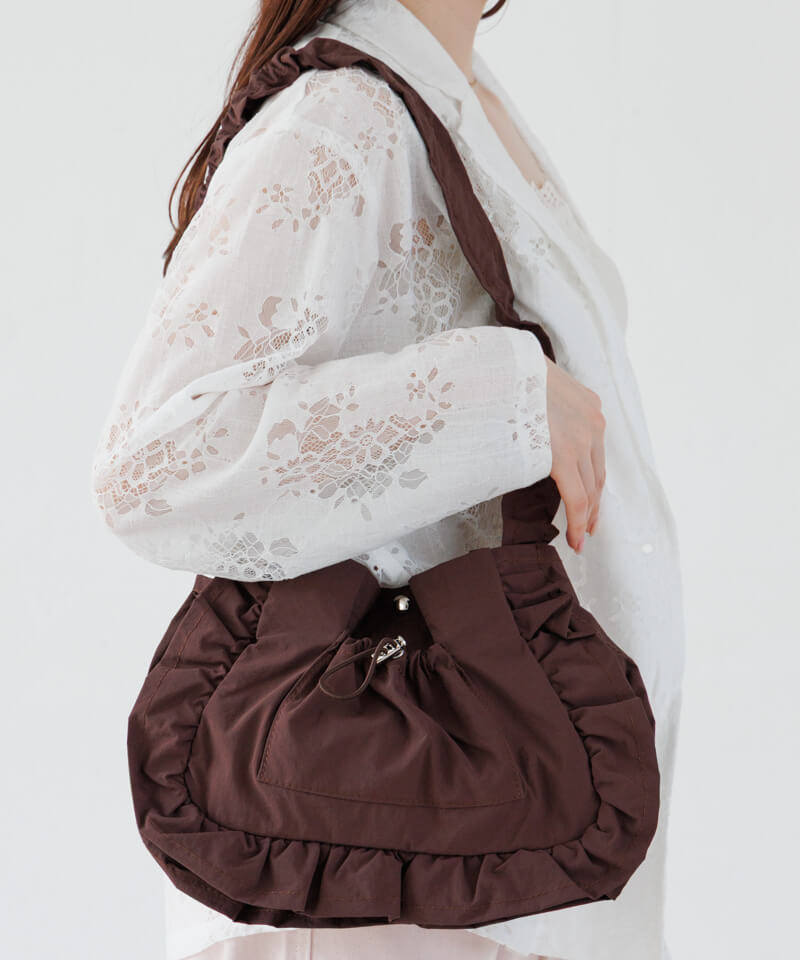 frill shirring bag�`��ټ���ݸ��ޯ��