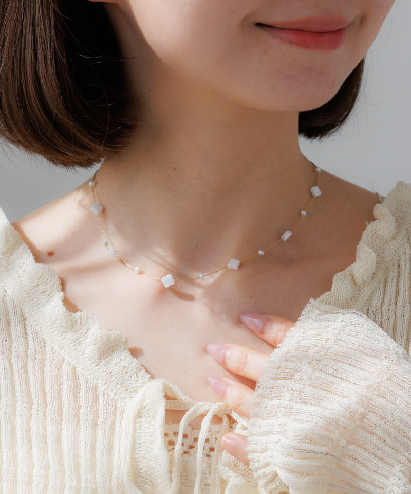 shell bloom necklace�`�����ٰ�ȯ�ڽ