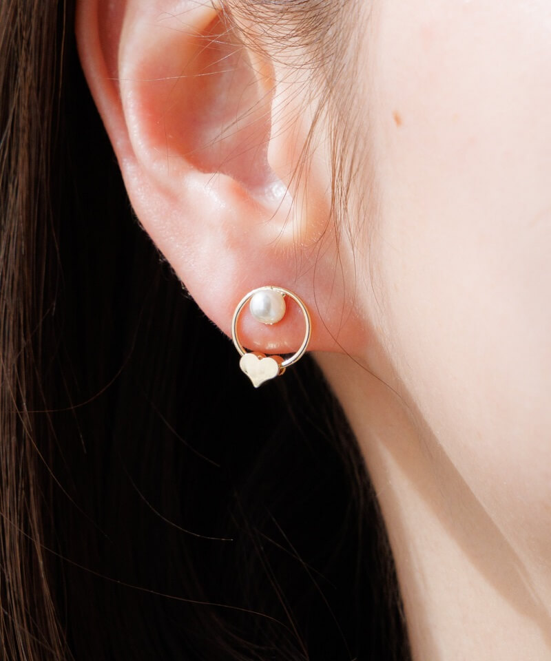 petite heart hoop pierce�`���ʰ�̰���߱�