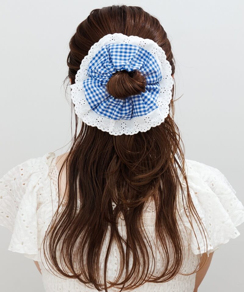 sunny gingham chouchou�`�ư��ݶ�Ѽ���