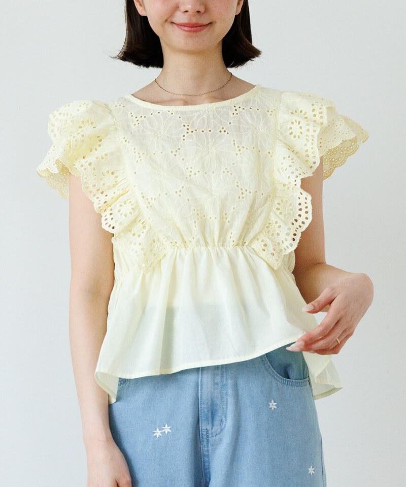 cotton bloom blouse�`������ٰ���׳�