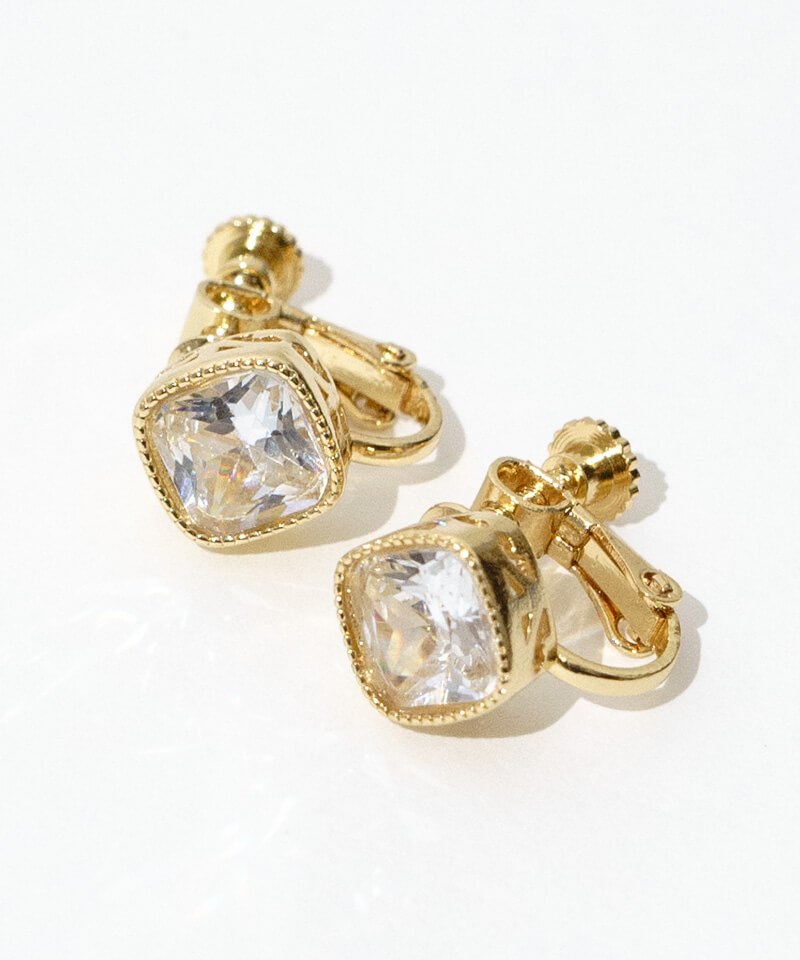 square bijou earring�`�����޼ޭ����ݸ�