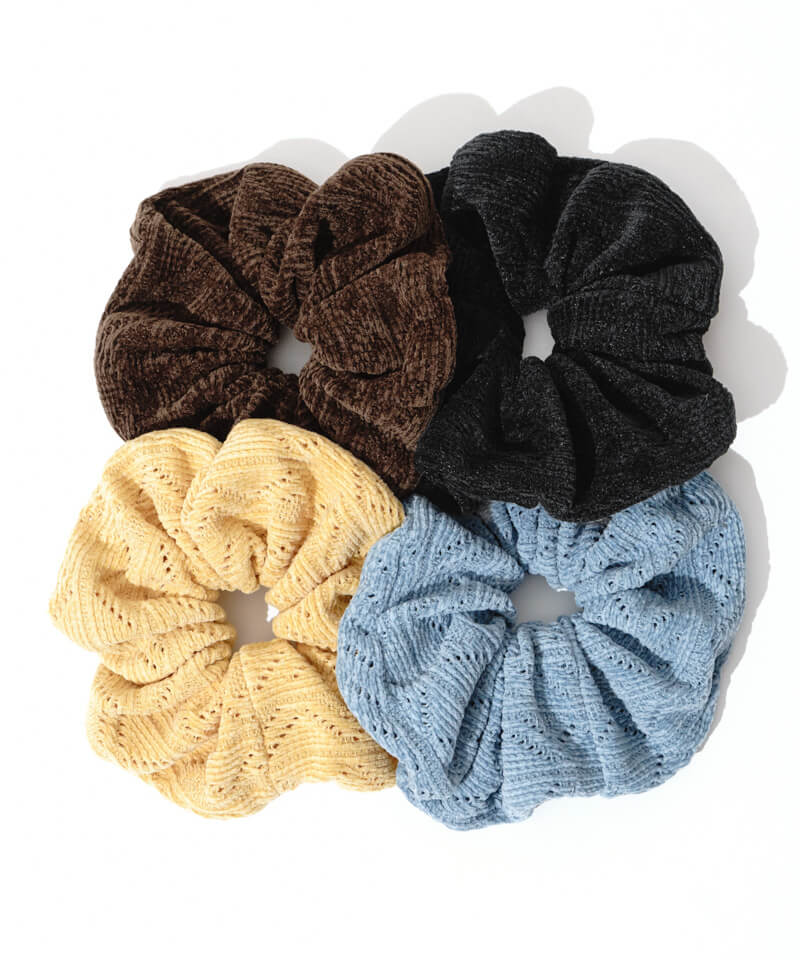 puffy knit chouchou�`��̨�Ưļ���