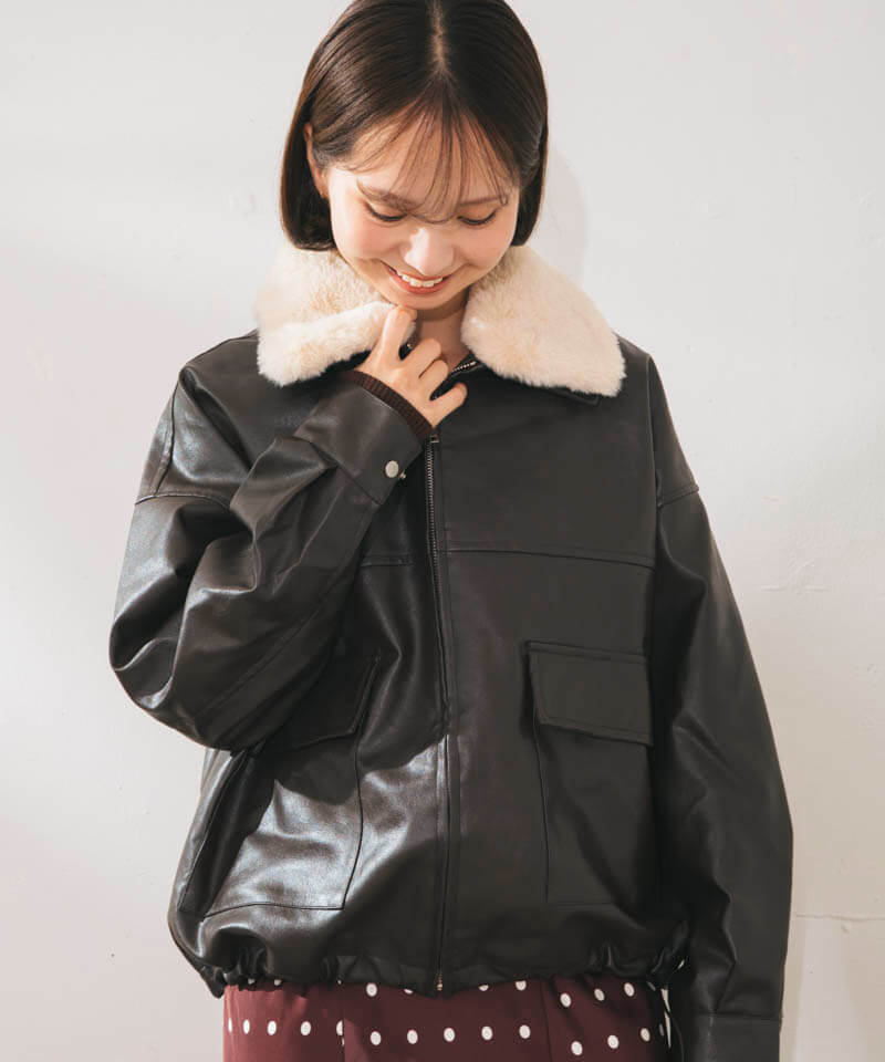 leather like jacket�`ڻްײ��ެ���