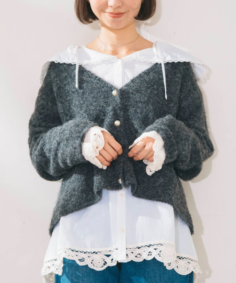 pearl fluffy cardigan�`�߰��ׯ̨����ި���