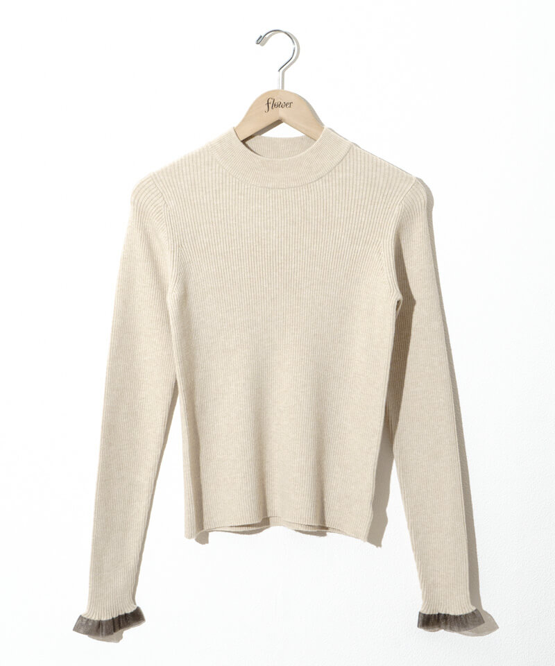 bicolor rib top�`�޲�װ���į��